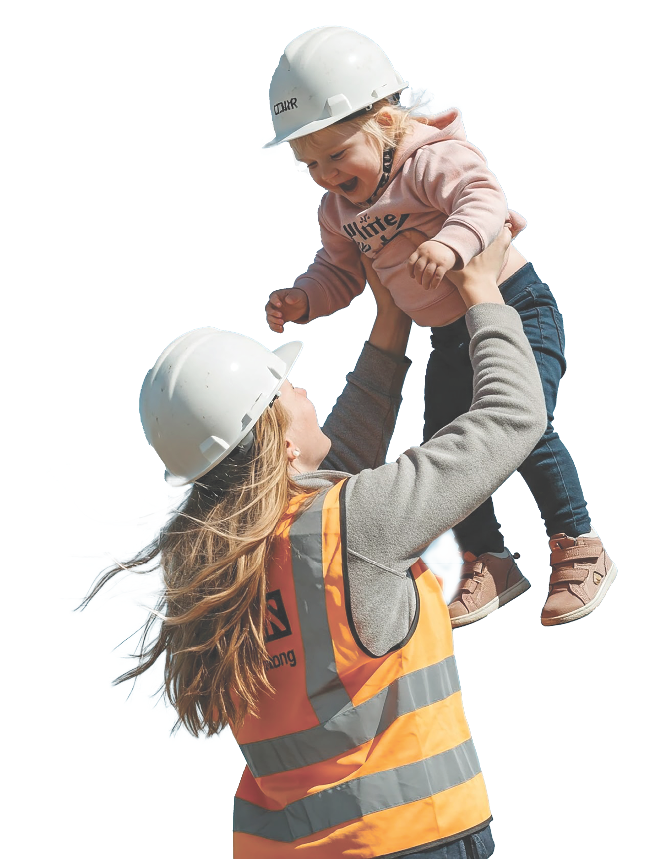 Lady with baby